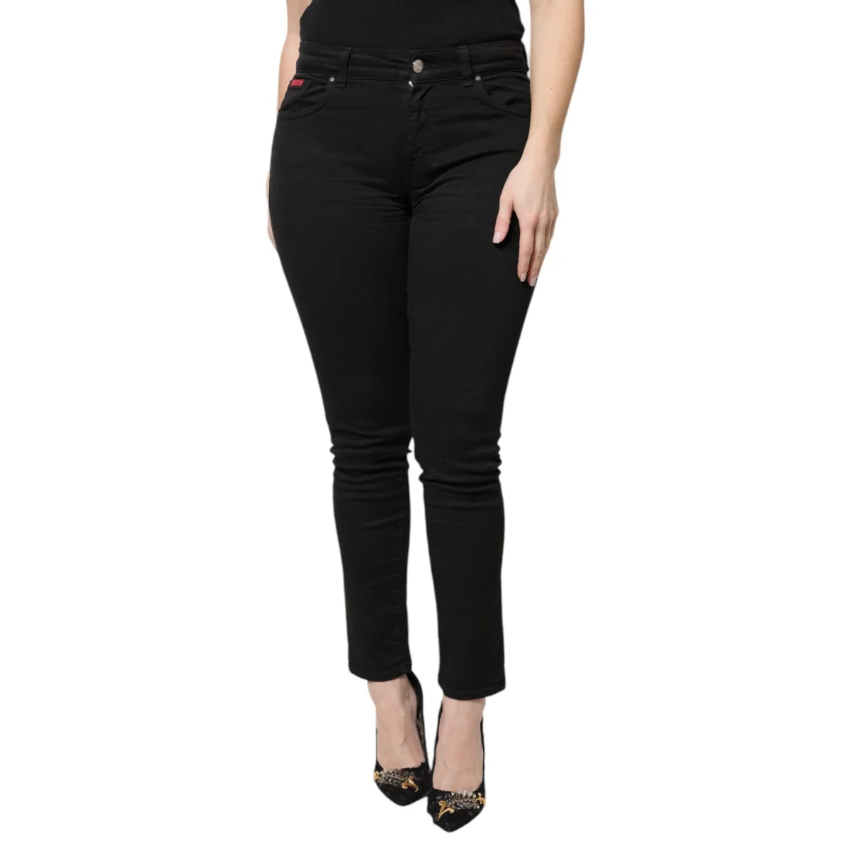 Dolce & Gabbana High Waisted Skinny Denim Jeans for a Chic Look