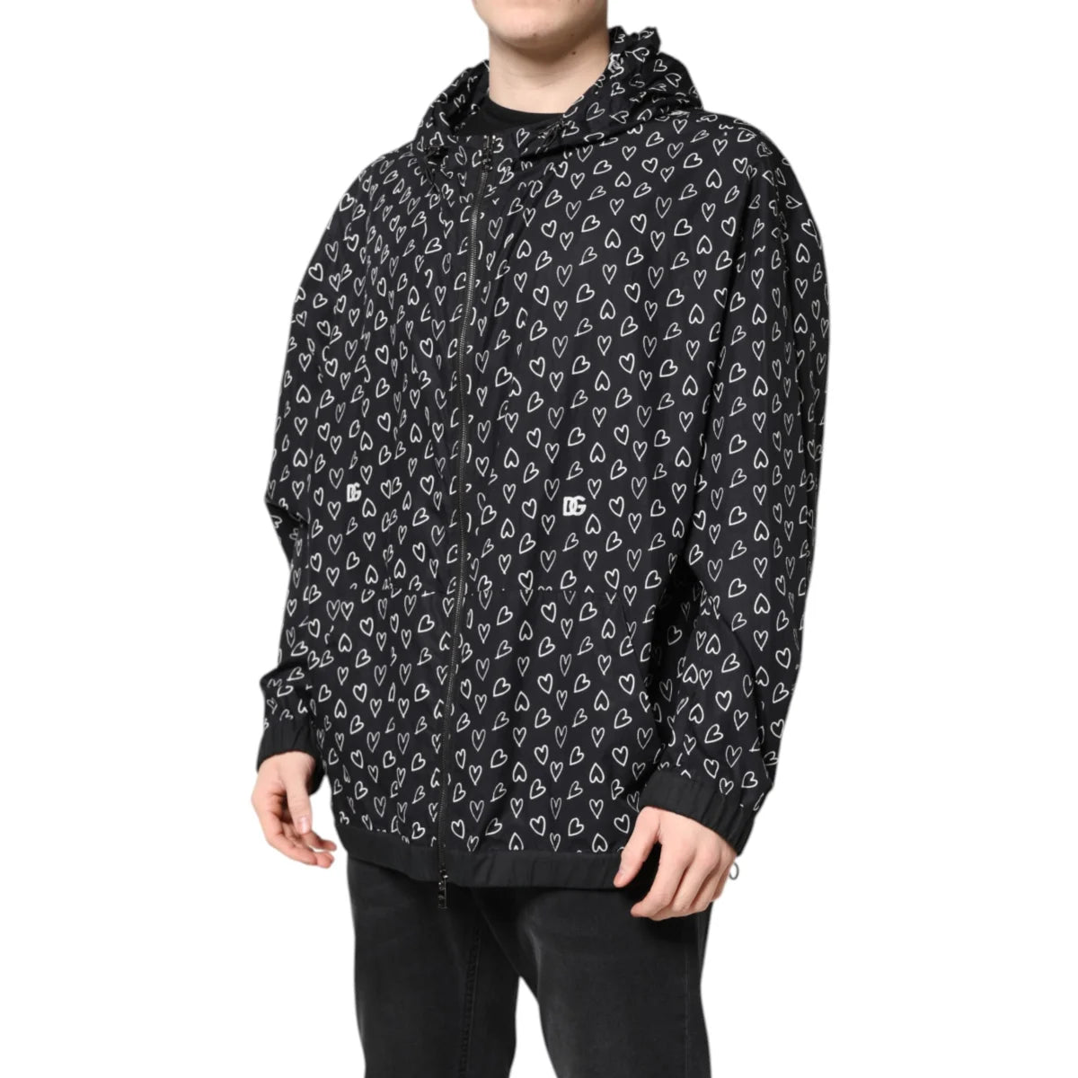 Dolce and Gabbana Hooded Windbreaker Jacket Steal &