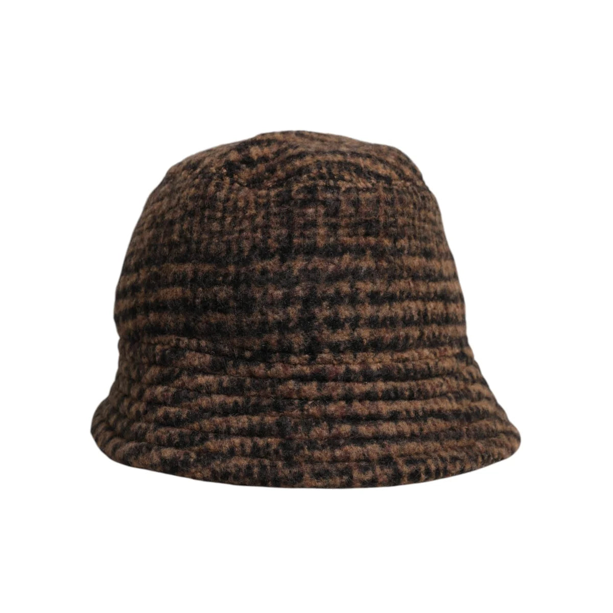 Dolce Gabbana Houndstooth Bucket Hat for Men Stylish Designer Accessory &