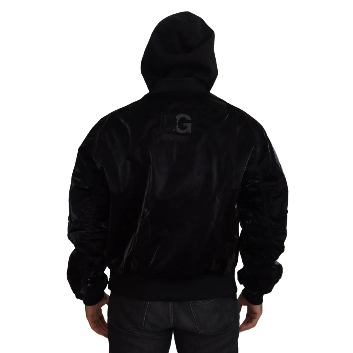 Dolce & Gabbana Iconic Bomber Hooded Jacket 100 Percent Authentic