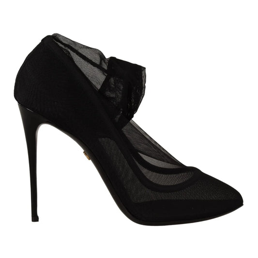 Dolce Gabbana Italian Luxury Sock Boots Stretch Socks &