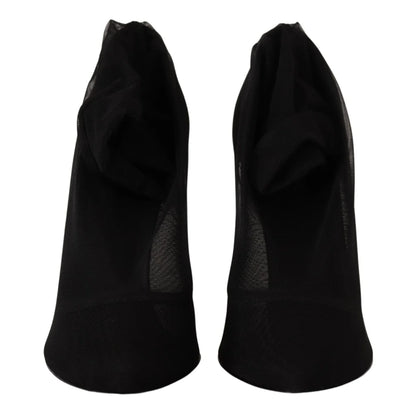 Dolce Gabbana Italian Luxury Sock Boots Stretch Socks &