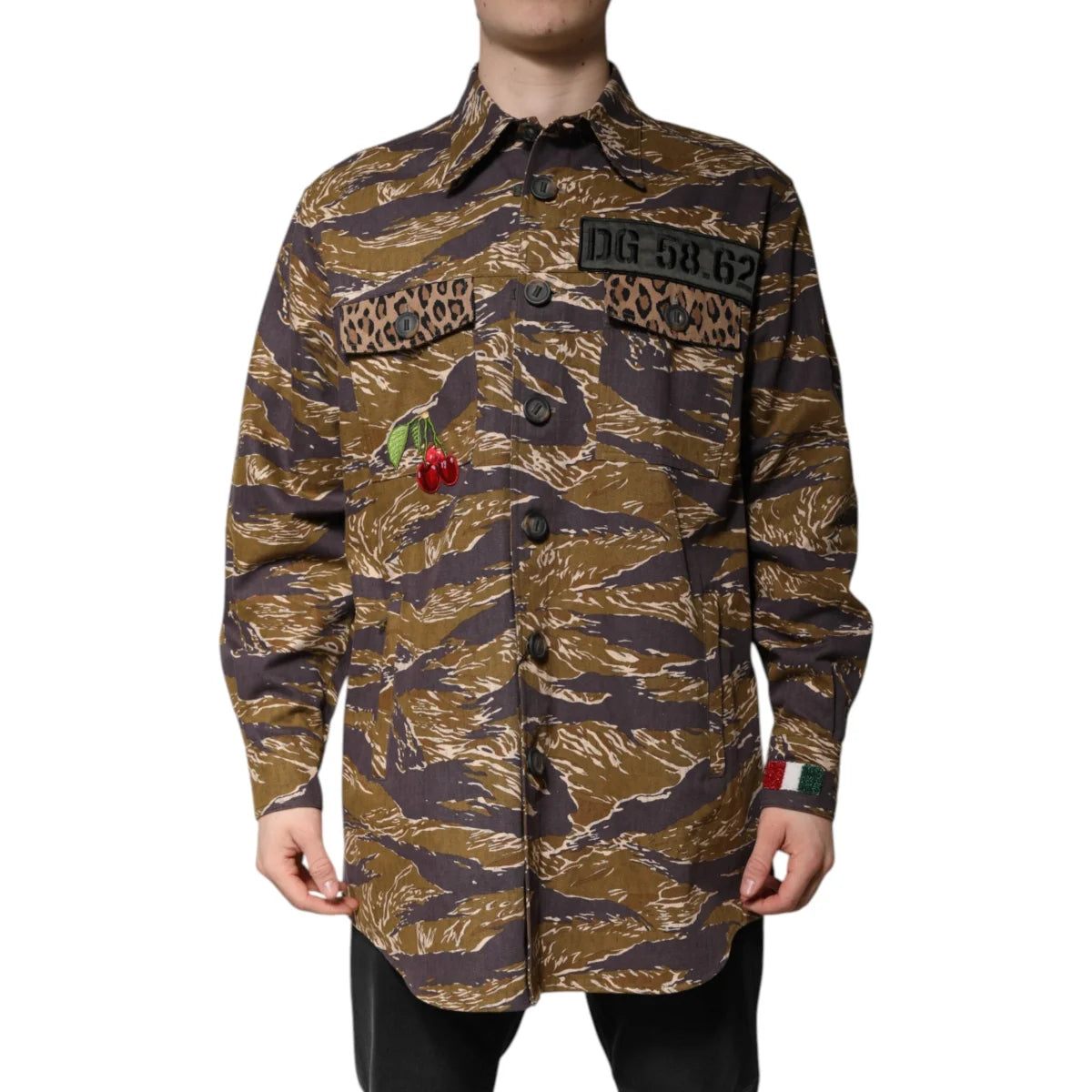 Dolce Gabbana Jacket Authentic Designer Steal in Pristine Cotton &