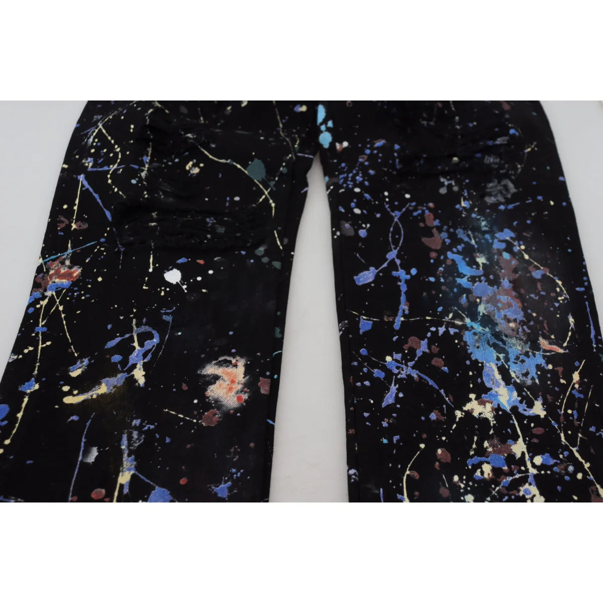 Dolce Gabbana Jeans Color Splash Print Italian Style &
