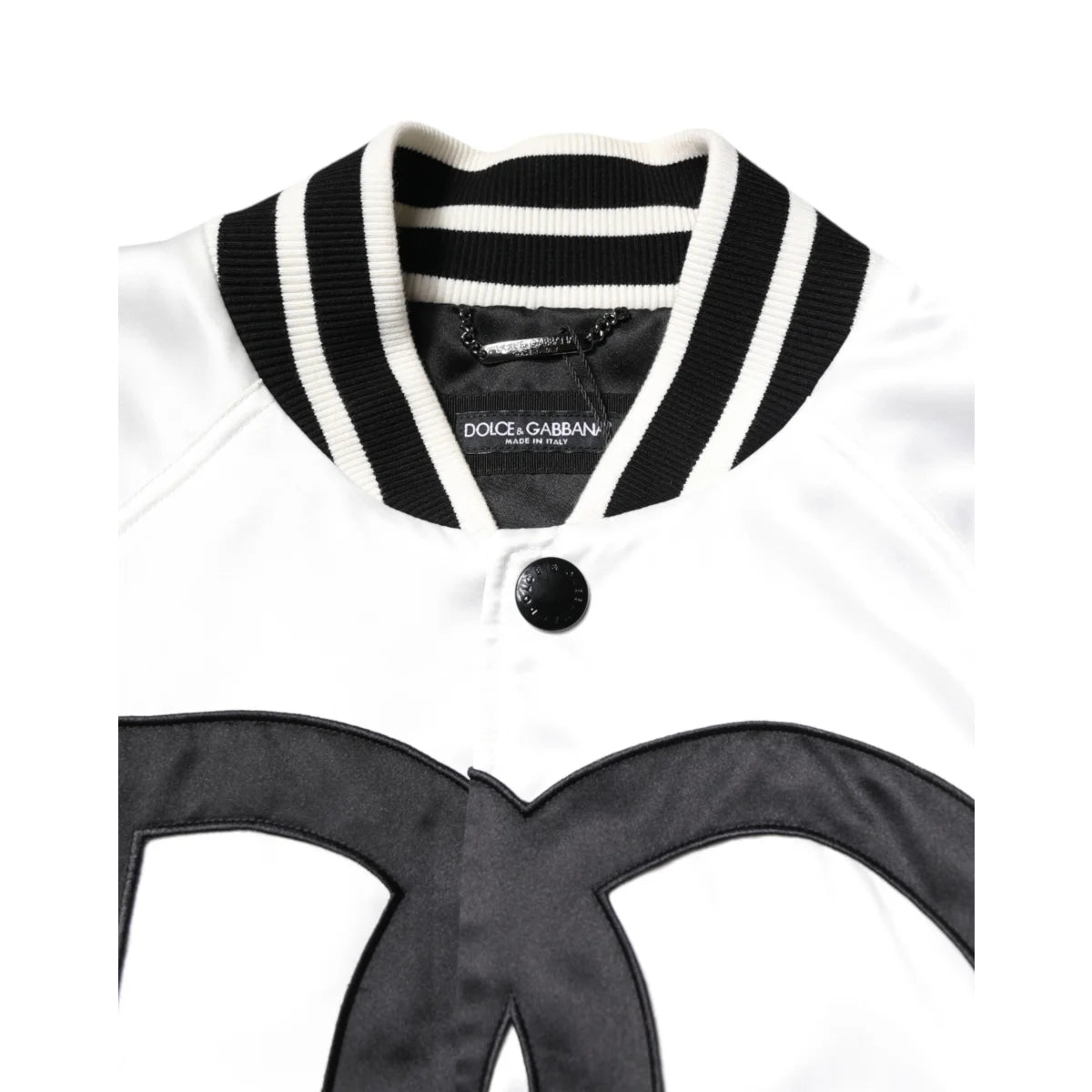 Dolce Gabbana Jersey Bomber Jacket Authentic Luxury Style &