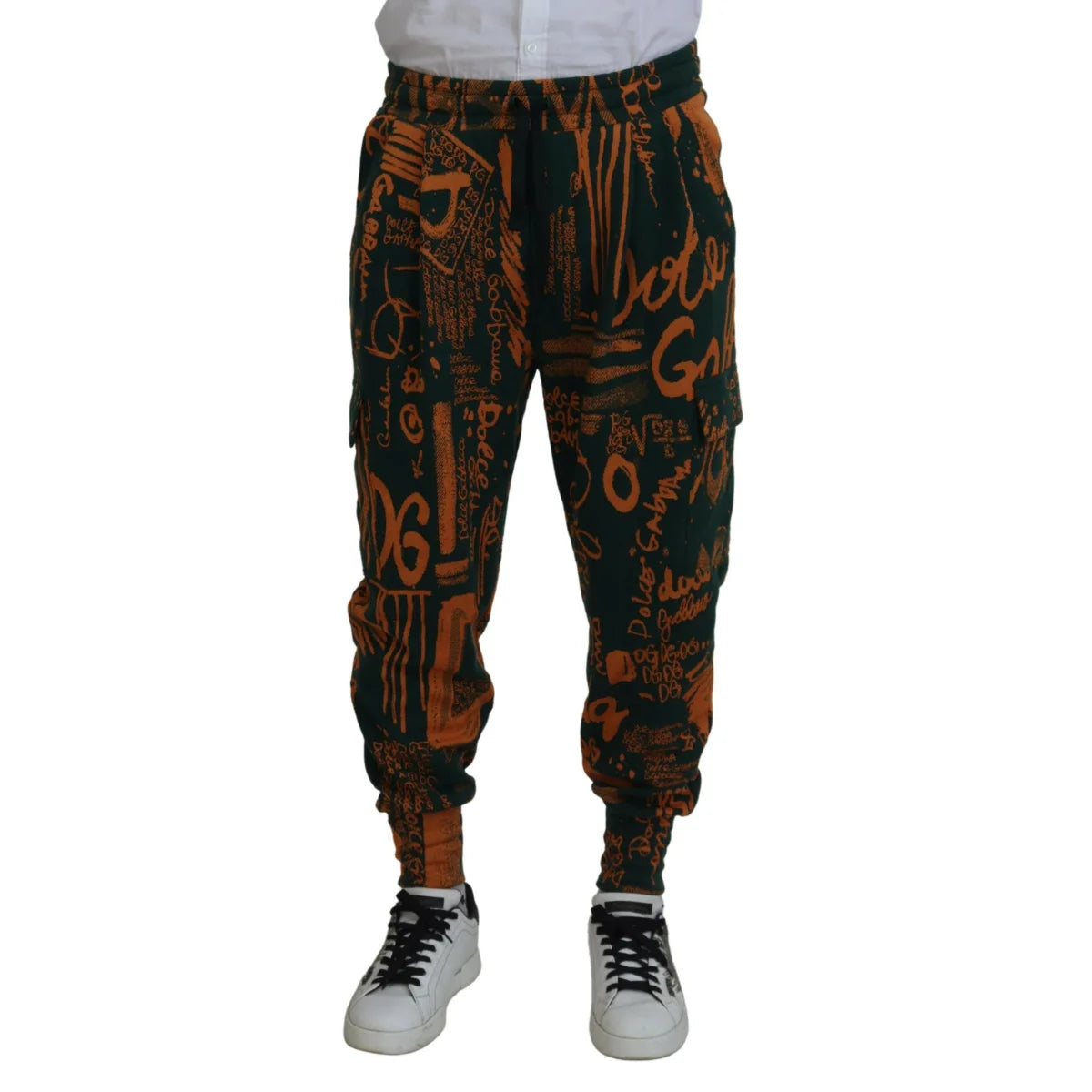 Dolce Gabbana Jogger Cargo MainLine Logo Print Luxury Unleashed &