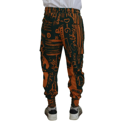 Dolce Gabbana Jogger Cargo MainLine Logo Print Luxury Unleashed &
