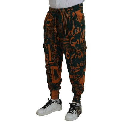 Dolce Gabbana Jogger Cargo MainLine Logo Print Luxury Unleashed &