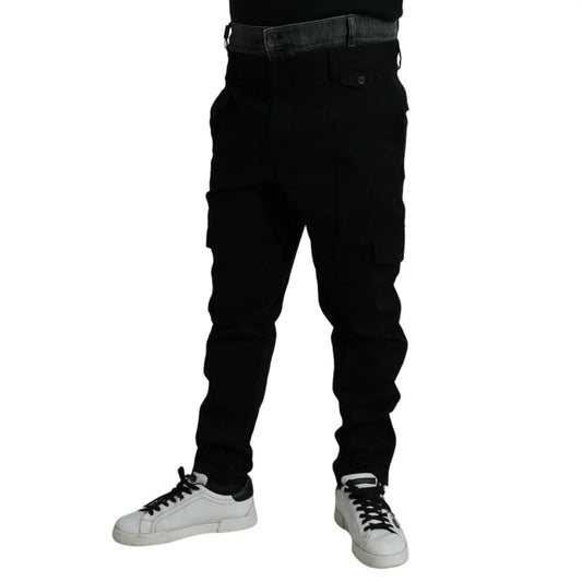 Dolce Gabbana Jogger Pants With Iconic Logo Details &