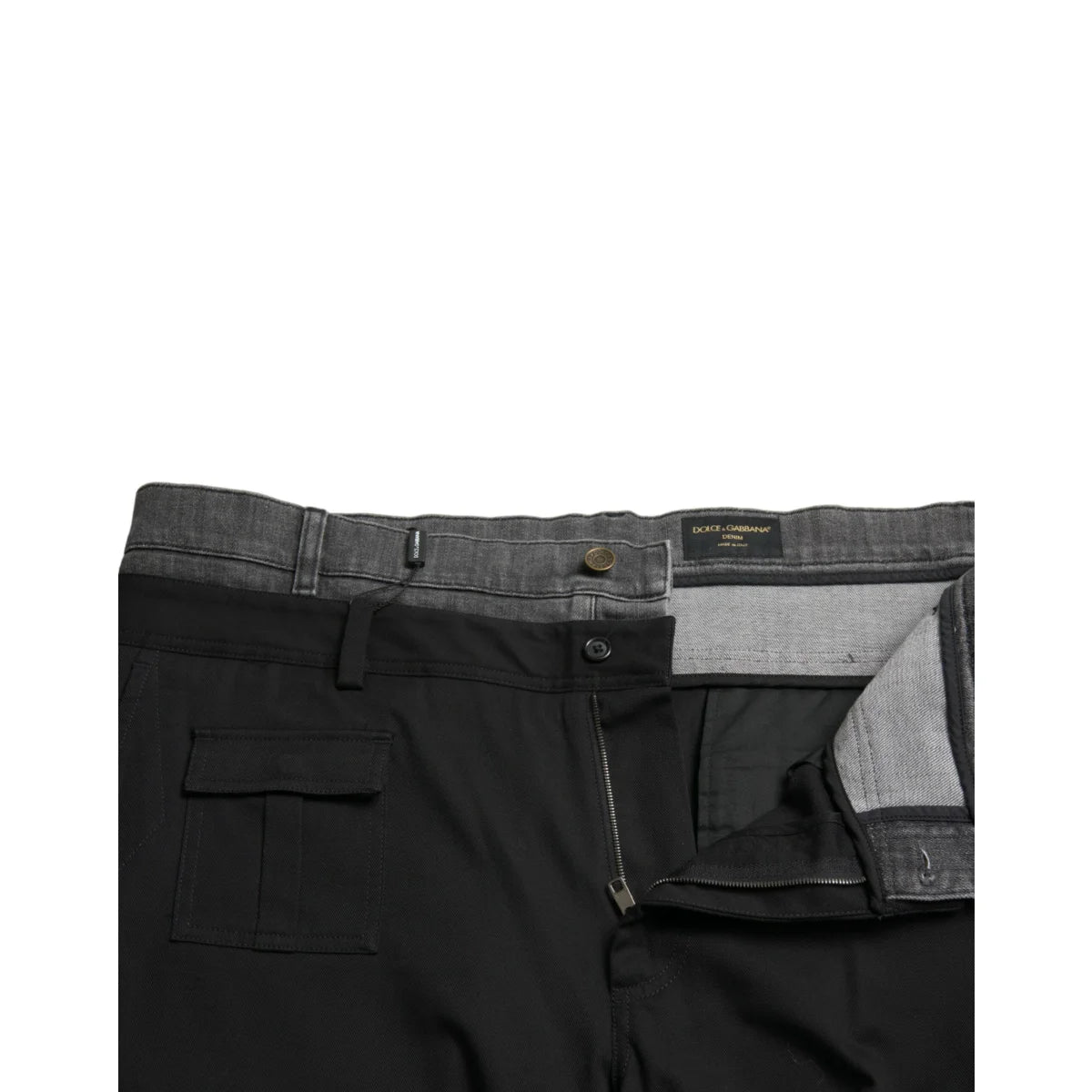 Dolce Gabbana Jogger Pants With Iconic Logo Details &