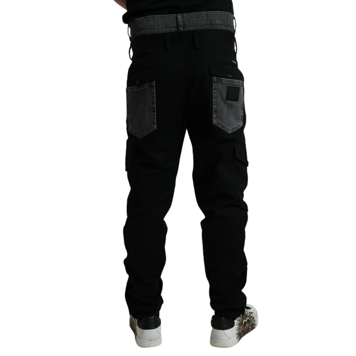 Dolce Gabbana Jogger Pants With Iconic Logo Details &