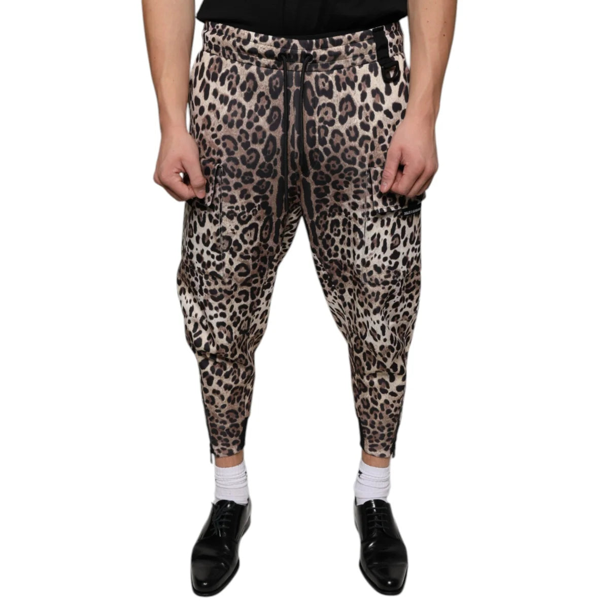 Dolce Gabbana Jogger Pants Sizzle in Sleek Polyester Style &