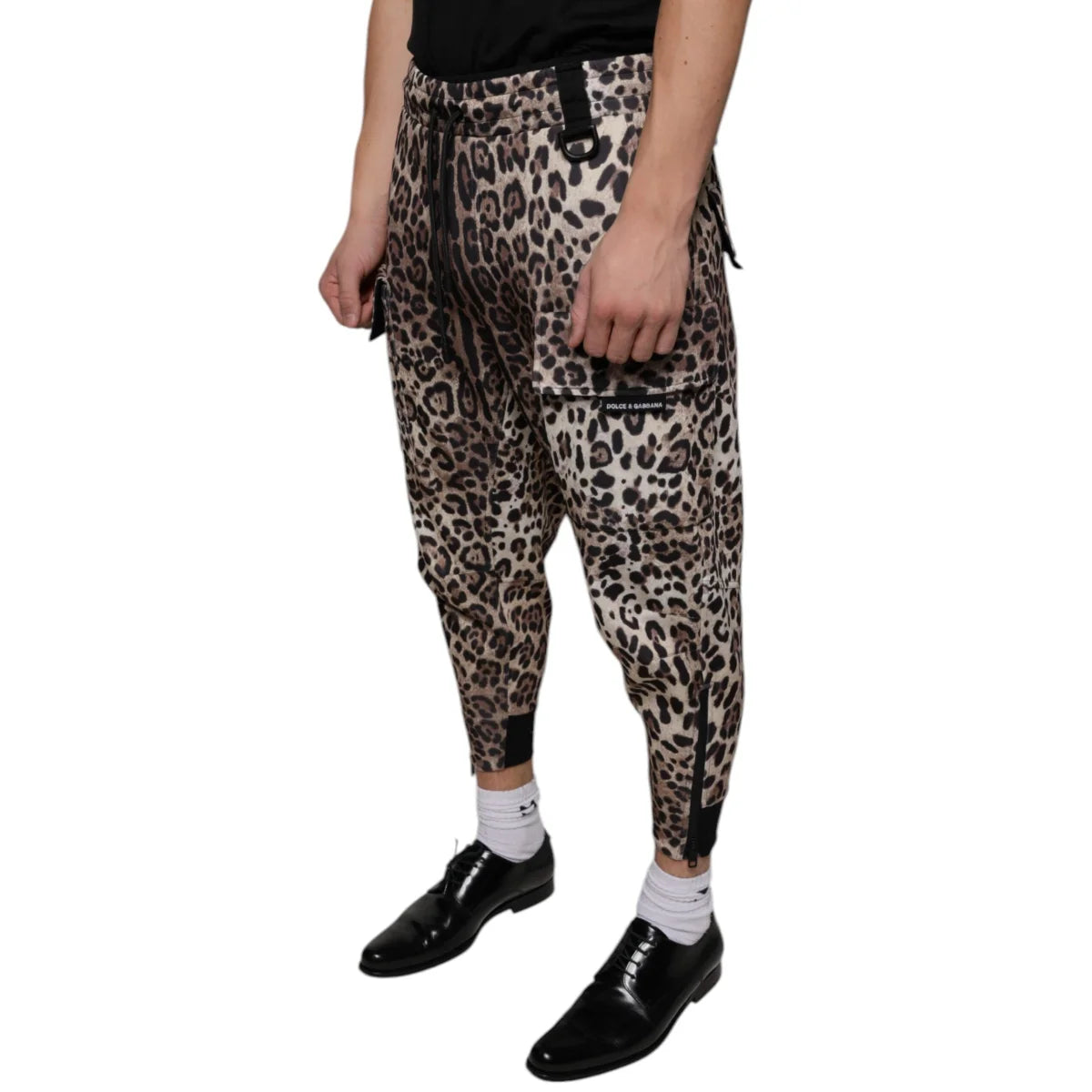 Dolce Gabbana Jogger Pants Sizzle in Sleek Polyester Style &