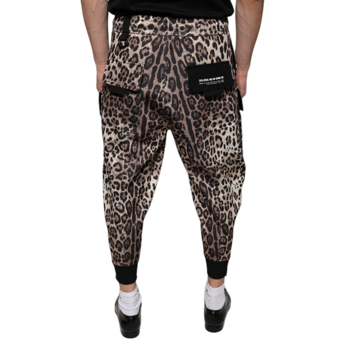 Dolce Gabbana Jogger Pants Sizzle in Sleek Polyester Style &