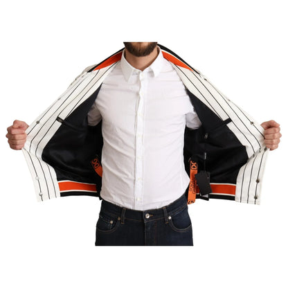 Dolce Gabbana King Lion Bomber Jacket Regal Streetwear &