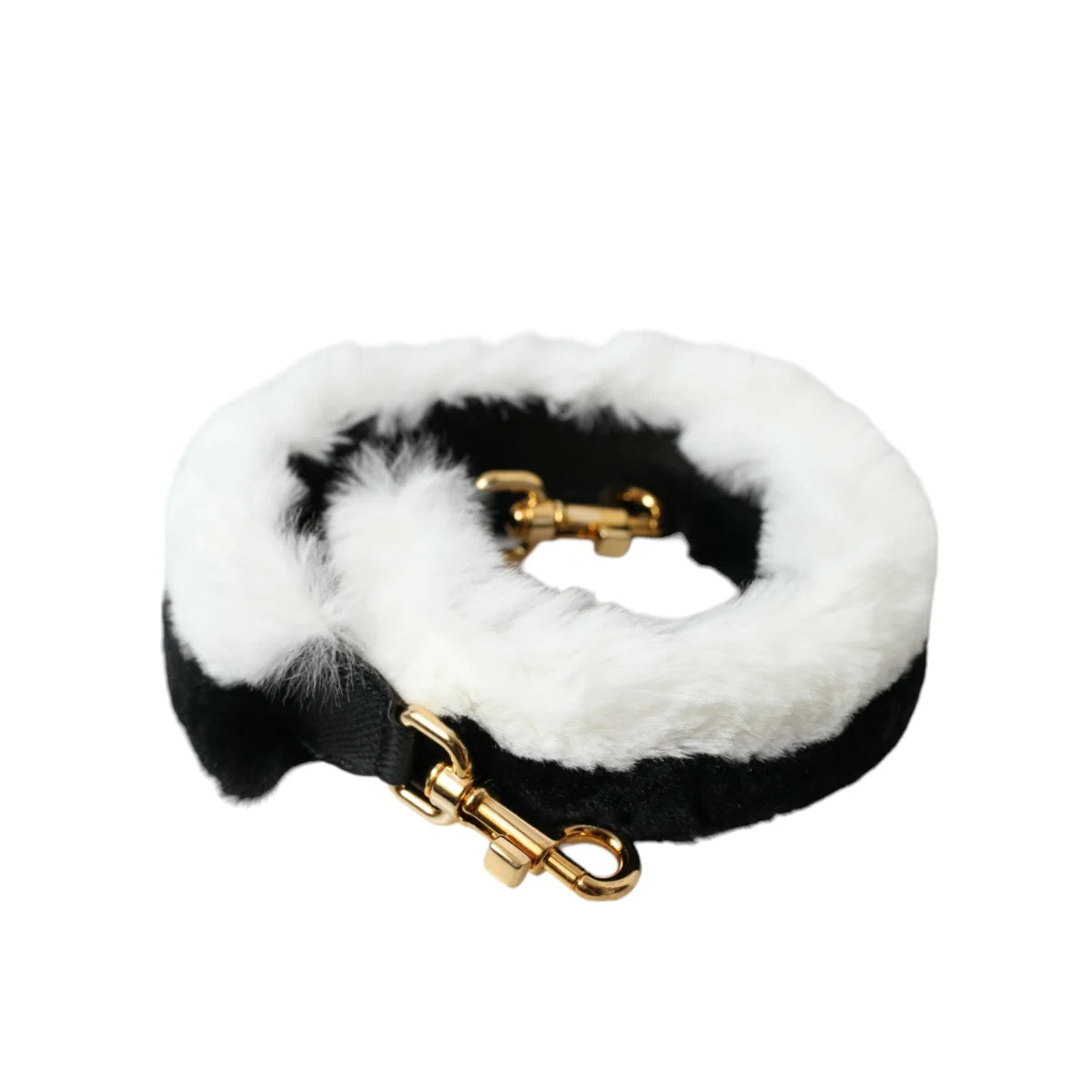 Dolce Gabbana Lapin Fur Shoulder Strap Glamour &