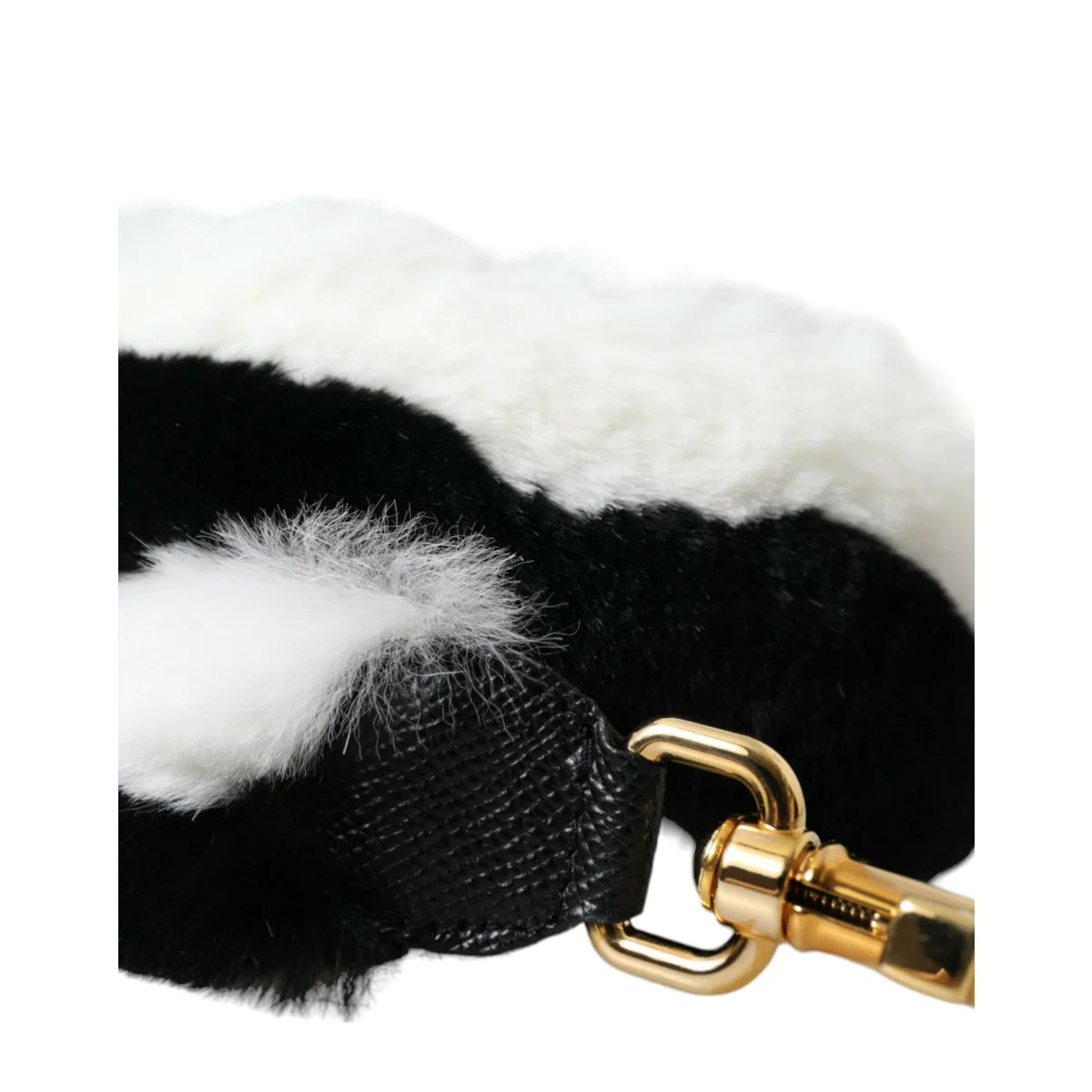 Dolce Gabbana Lapin Fur Shoulder Strap Glamour &