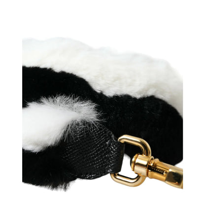 Dolce Gabbana Lapin Fur Shoulder Strap Glamour &
