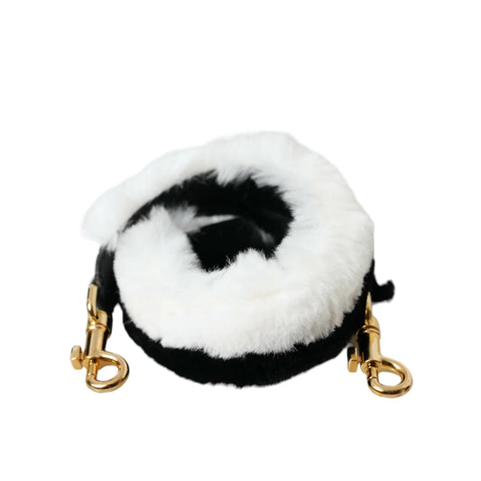 Dolce Gabbana Lapin Fur Shoulder Strap Glamour &