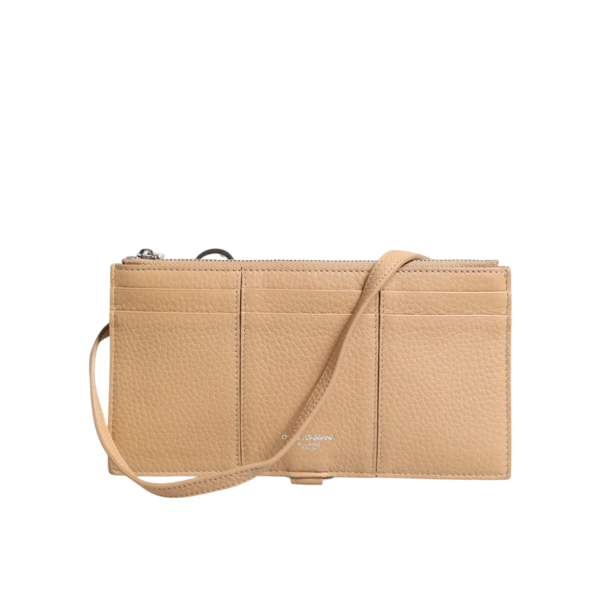 Dolce & Gabbana Large Crossbody Card Holder Wallet with Logo Print