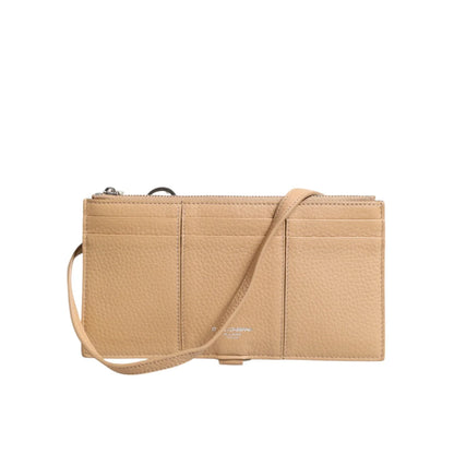Dolce & Gabbana Large Crossbody Card Holder Wallet with Logo Print