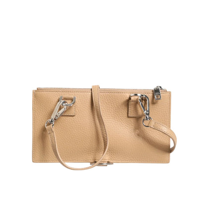 Dolce & Gabbana Large Crossbody Card Holder Wallet with Logo Print