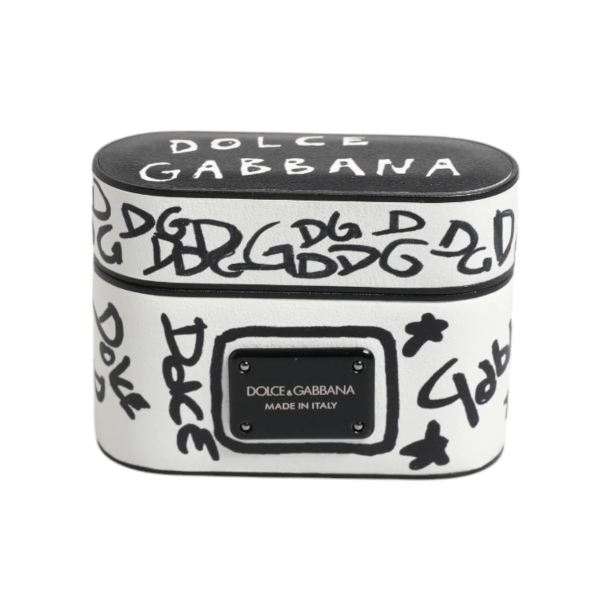 Dolce Gabbana Leather Airpods Case Luxurious Designer Protection &