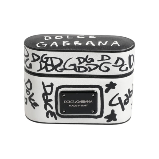 Dolce Gabbana Leather Airpods Case Luxurious Designer Protection &