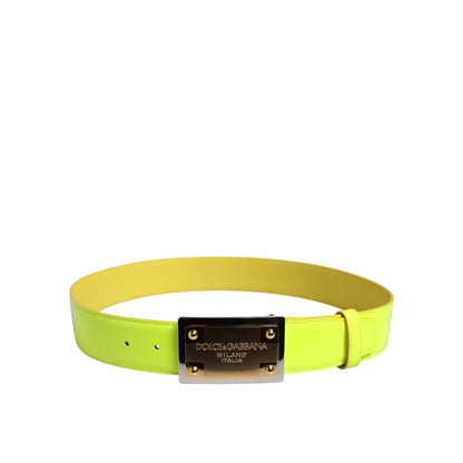Dolce Gabbana Leather Belt Unleash Bold Style &