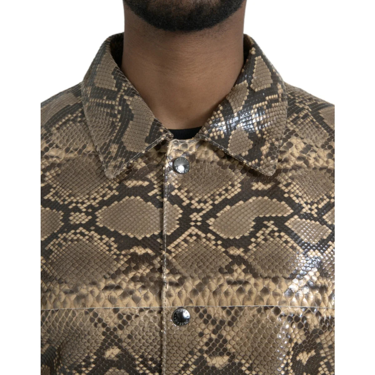 Dolce Gabbana Leather Biker Jacket Dress Sensation &