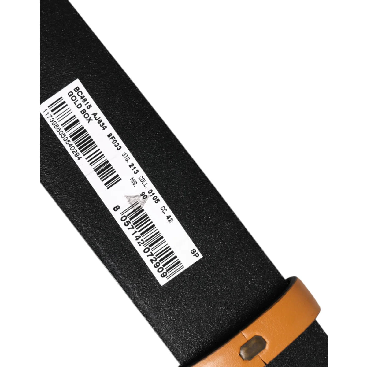 Dolce Gabbana Leather Buckle Belt with Iconic DG Logo &