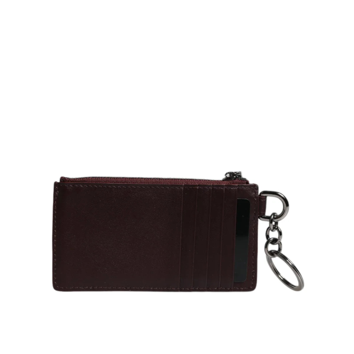Dolce Gabbana Leather Card Holder Brown Luxury Wallet &