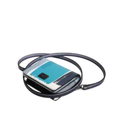 Dolce Gabbana Leather Card Holder with Logo and Strap &