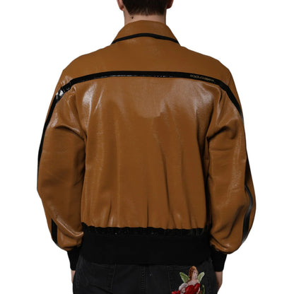 Dolce Gabbana Leather Jacket Luxury Style for Any Dress Code &