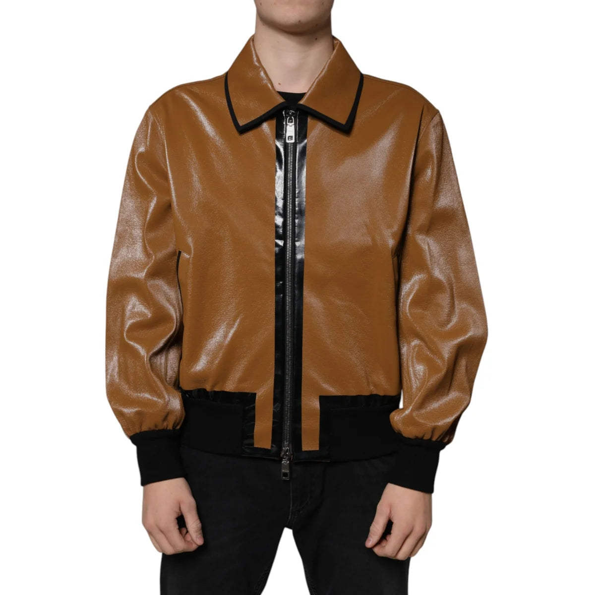 Dolce Gabbana Leather Jacket Luxury Style for Any Dress Code &