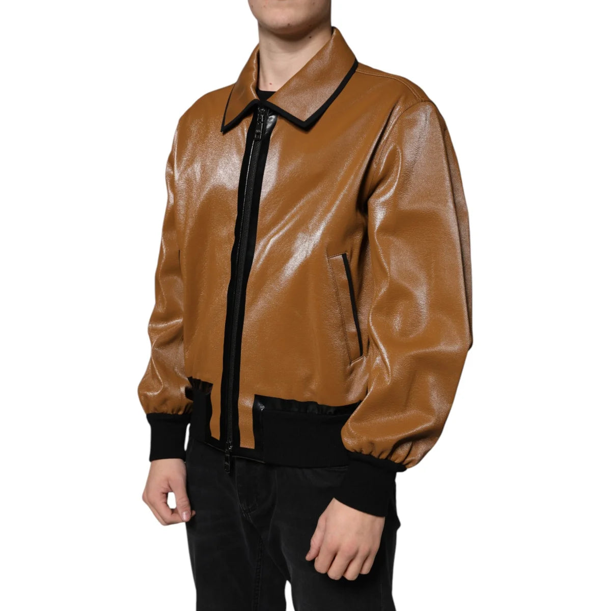 Dolce Gabbana Leather Jacket Luxury Style for Any Dress Code &