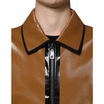 Dolce Gabbana Leather Jacket Luxury Style for Any Dress Code &