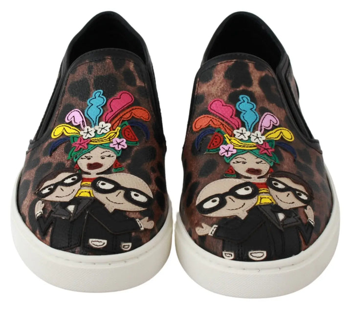 Dolce &amp; Gabbana Leather Leopard 