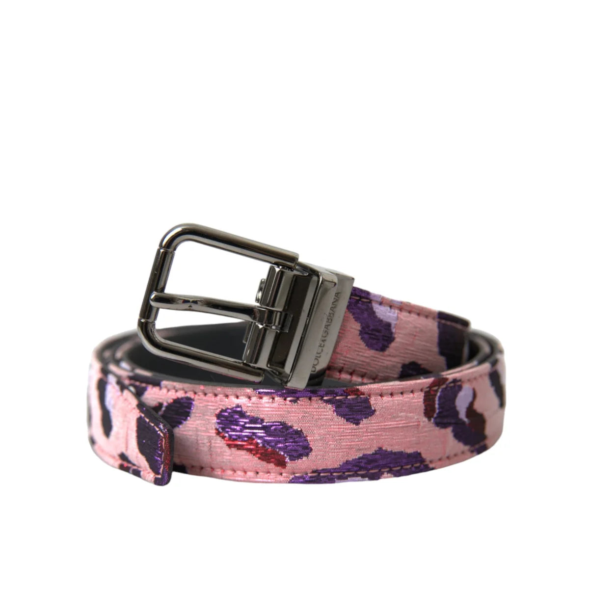 Dolce & Gabbana Leather Metal Buckle Belt for Bold Style