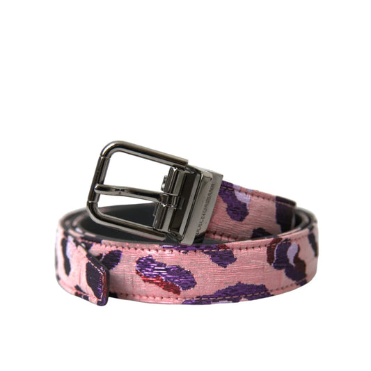 Dolce & Gabbana Leather Metal Buckle Belt for Bold Style