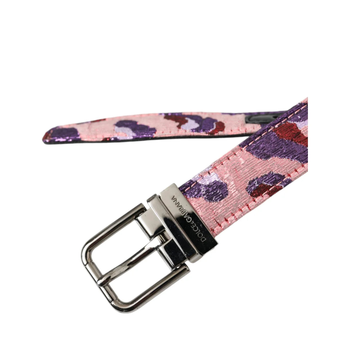 Dolce & Gabbana Leather Metal Buckle Belt for Bold Style