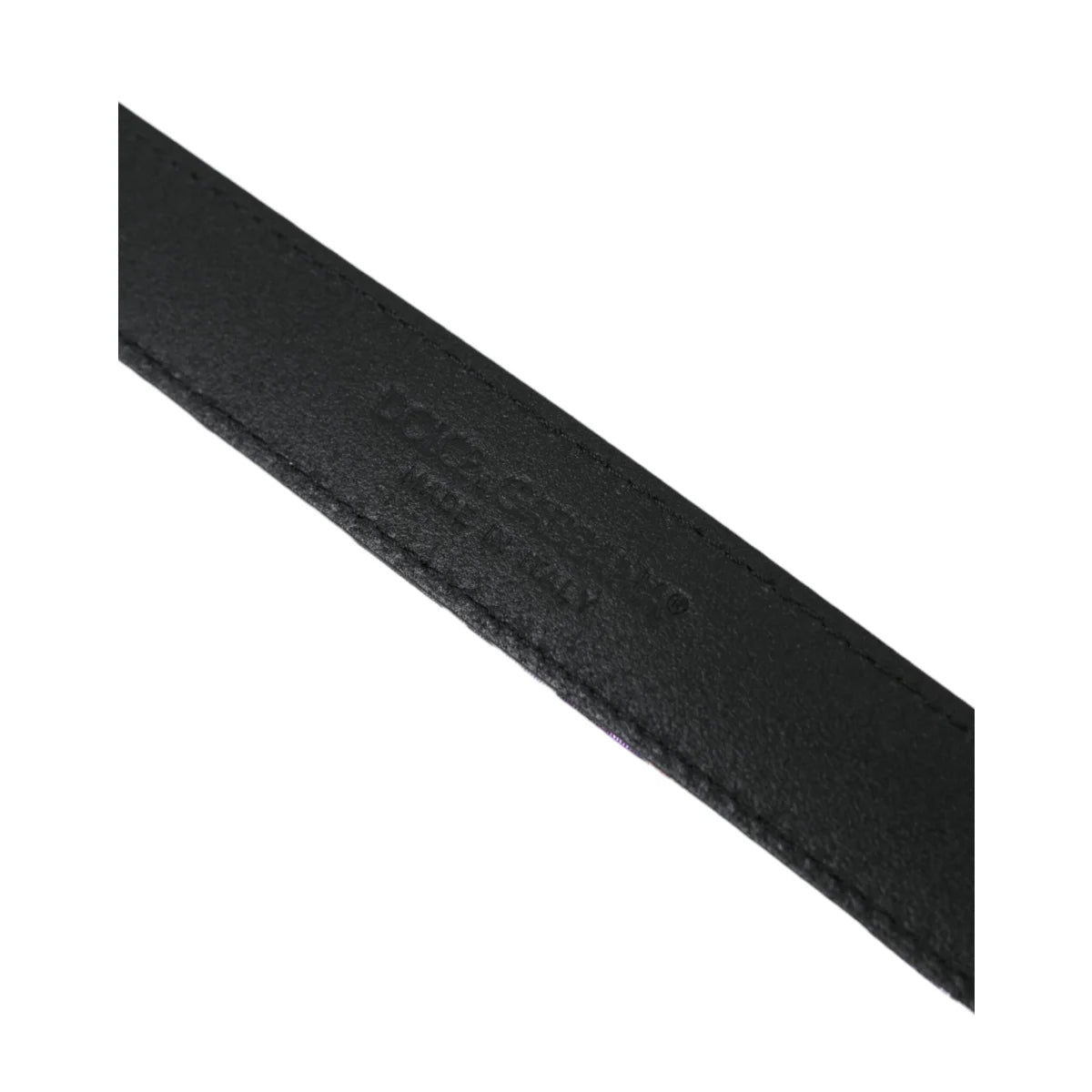 Dolce & Gabbana Leather Metal Buckle Belt for Bold Style