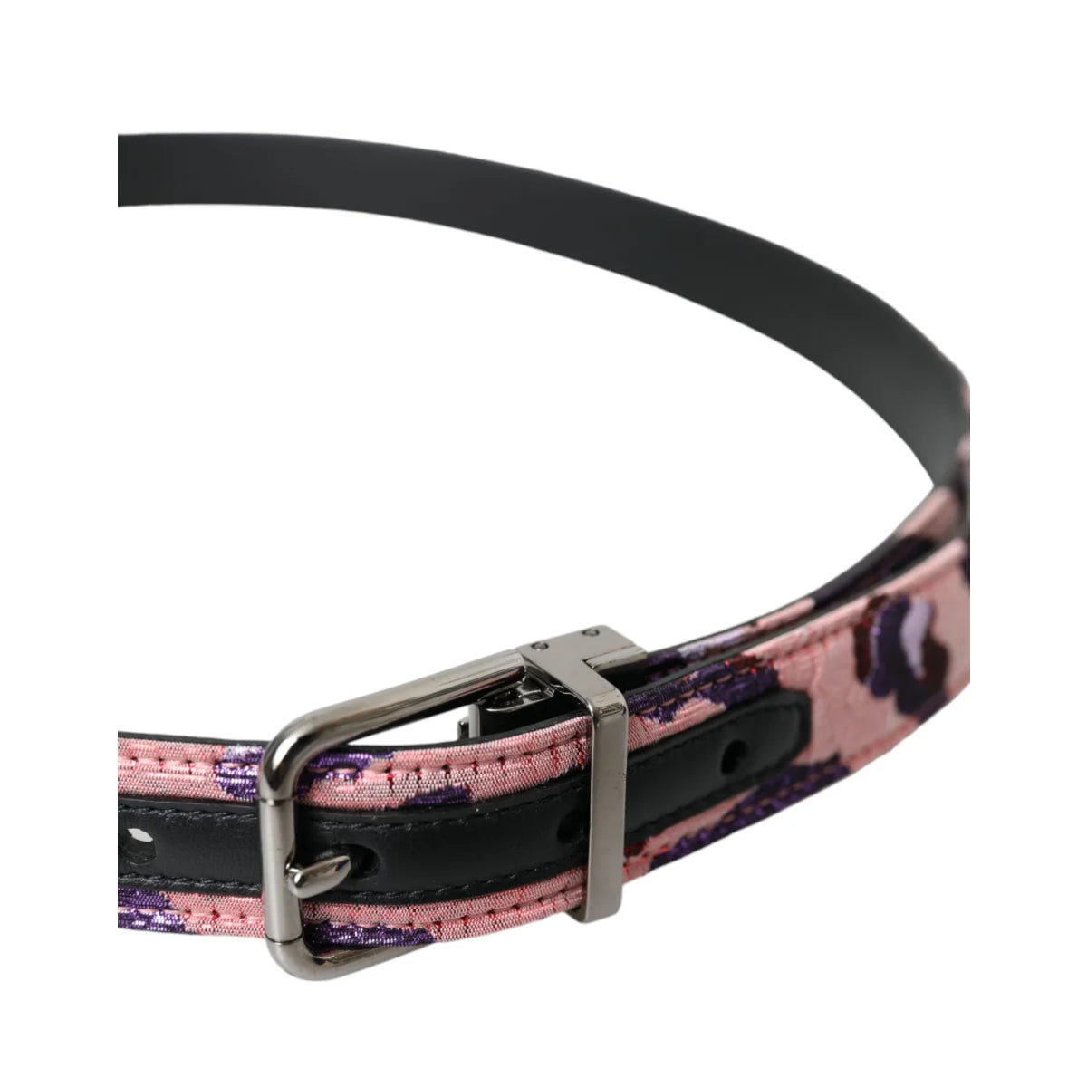 Dolce & Gabbana Leather Metal Buckle Belt for Bold Style