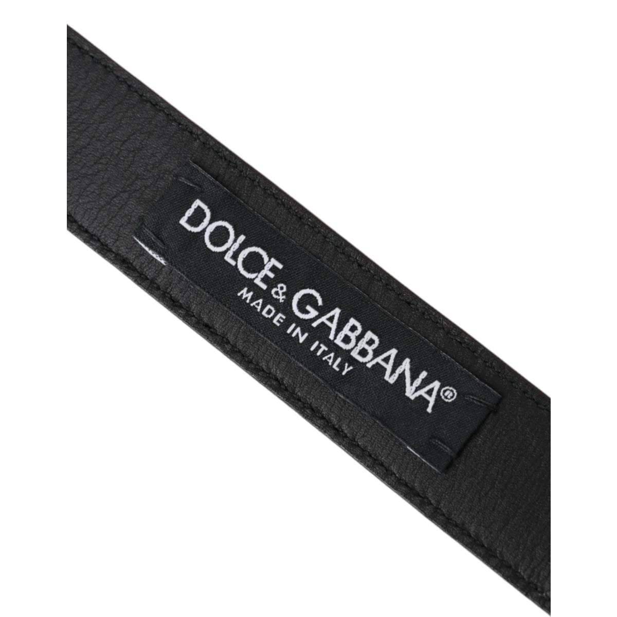 Dolce Gabbana Leather Metal Buckle Belt for Dress Style Elegance &