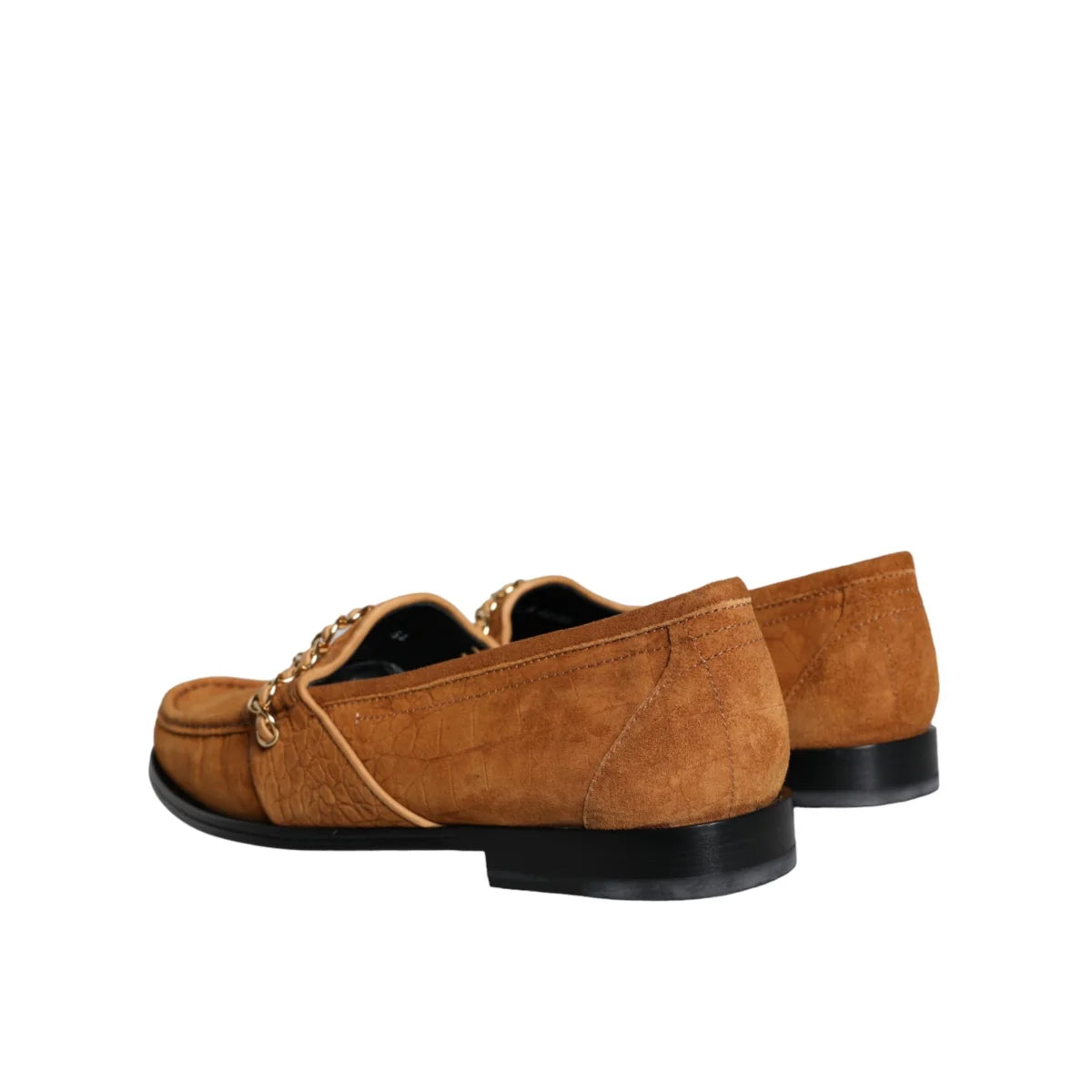 Dolce and Gabbana Leather Moccasin Flat Shoes for Effortless Style &