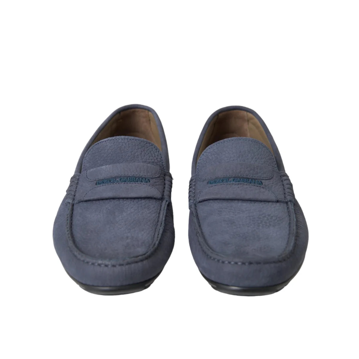 Dolce Gabbana Leather Moccasin Shoes Italian Style for Men &