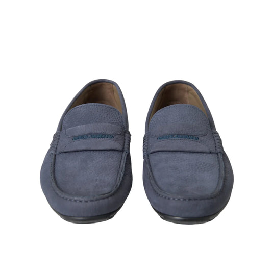 Dolce Gabbana Leather Moccasin Shoes Italian Style for Men &