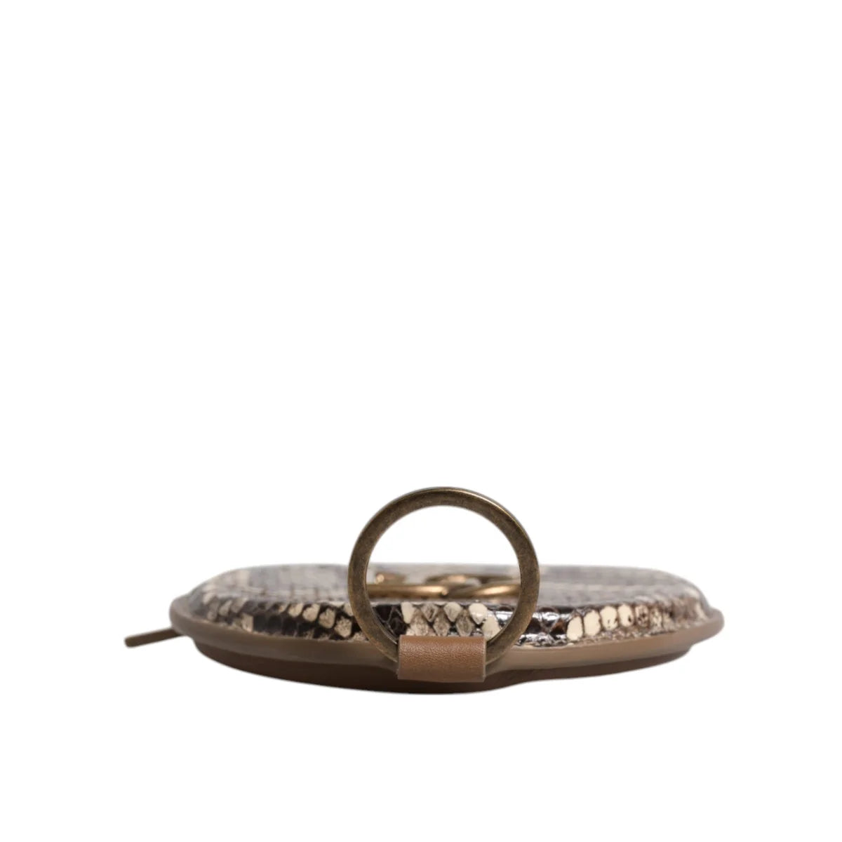 Dolce Gabbana Leather Wallet Steal with Logo Plaque and Lanyard &