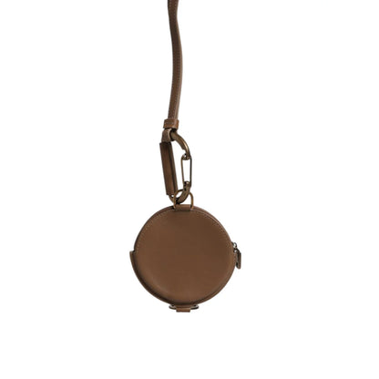 Dolce Gabbana Leather Wallet Steal with Logo Plaque and Lanyard &