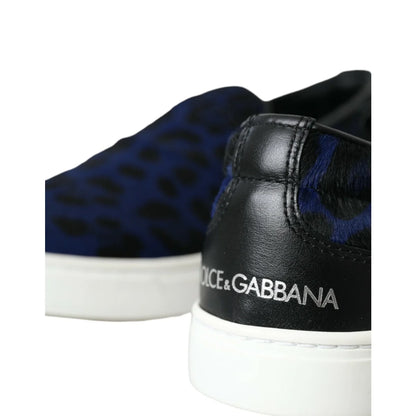 Dolce Gabbana Leopard Calfskin Hair Loafers Sneakers Shoes &